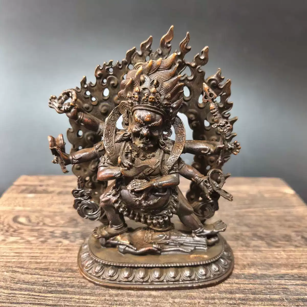 古玩铜器四大神兽四象朱雀风水镇宅铜摆件复古铜器星宿信仰摆件-淘宝