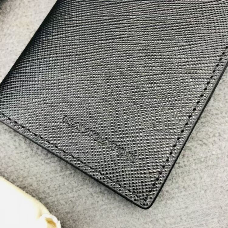 Phù hợp với túi thẻ da Hoa Kỳ Chủ thẻ da hạt chéo Chủ thẻ Ví tiền Thẻ ngân hàng Ví - Chủ thẻ ví gucci