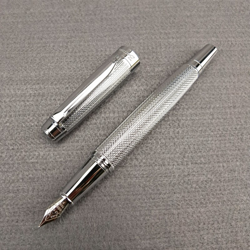 Pair metal pen American design F-tip pen office signature pen practice EF pen non-carbon pen