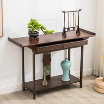 New Chinese Buddhist niche for Taiwan Incense Case Wealth Desk Economy Type for table Footai Home Gongtable solid wood dedicated to Xuanguantai