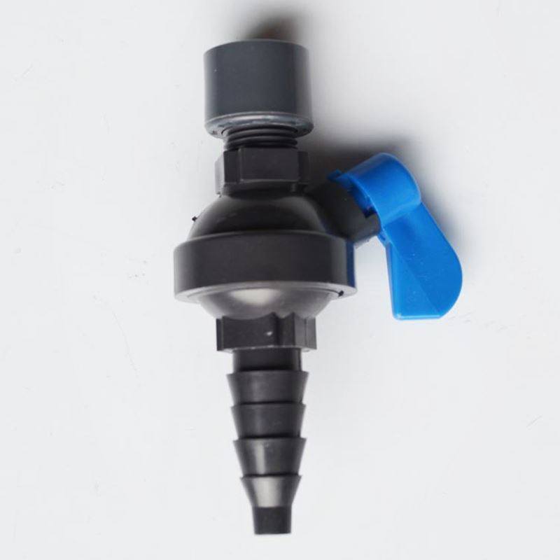 Sampling valve UPVC plastic sampling valve 2 points Sampling valve Laboratory Cock valve Pipe PVC water valve 4 points