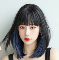 Hanging Ear Hair Color flawless Dyed Wig strips SMALL PIECES OF LOCK BONE HAIR BLEACHED SHORT HAIR A PIECE OF SHORT FAKE HAIR