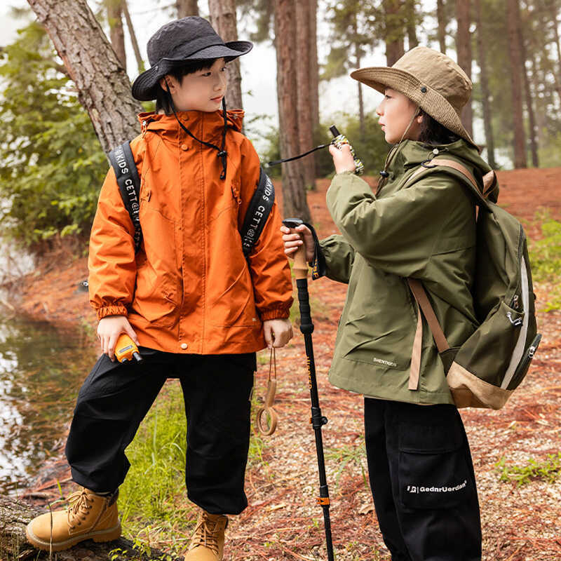 Boys' 3-in-1 Spring and Autumn Jacket 2026 New Children's Spring Coat for Older Kids Outdoor Top for Boys