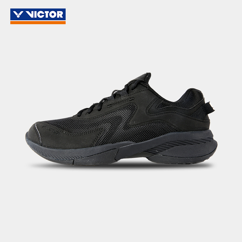 Victor Wakedo badminton shoes breathable anti-slip wear resistance all black and comprehensive dark energy series A750PB