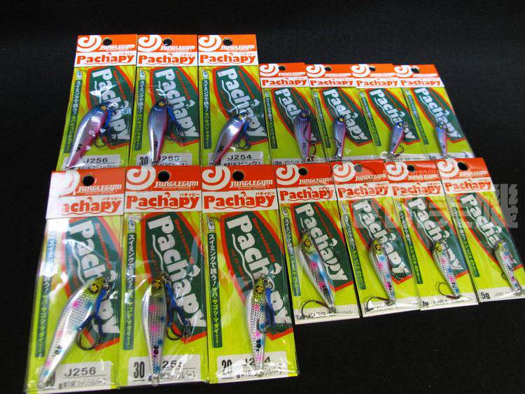 Japan Junglegym Pachapy sea fishing special Evolutionary Settlement Left Right Swing Micro Iron Plate Bait 7-40g
