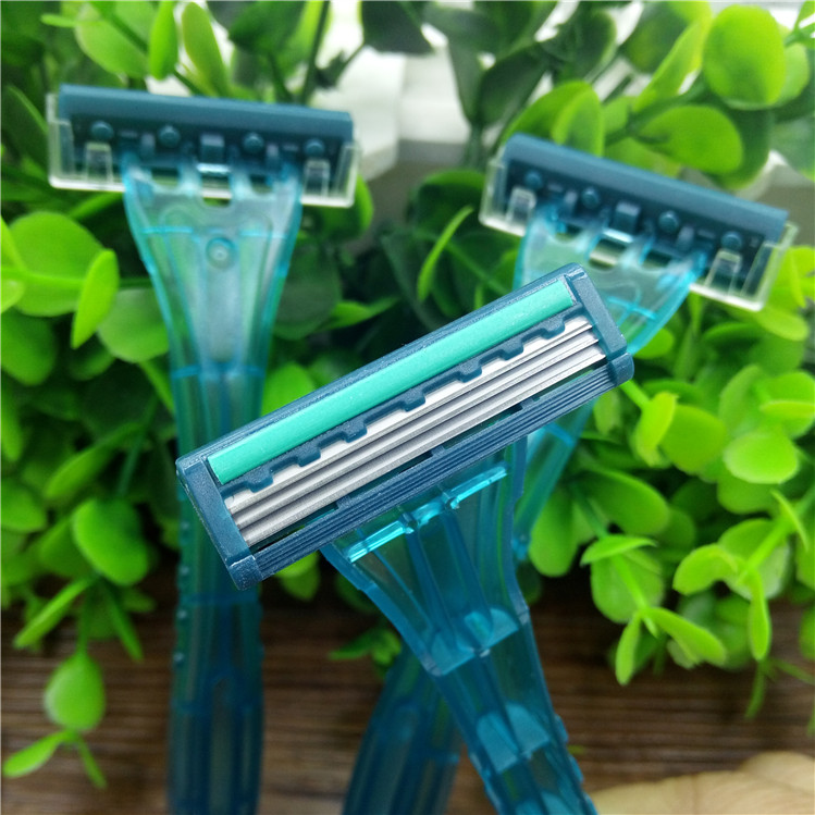 High-end SPA bath disposable razor Hotel Hotel razor three-layer stainless steel blade scraper