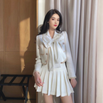 nicky French heavy industry small fragrant wind jacket female spring and autumn French celebrity short section tweed temperament ins tide