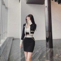 nicky female presidents private server black small fragrance jacket 2022 spring and autumn new female ins tide retro all-match