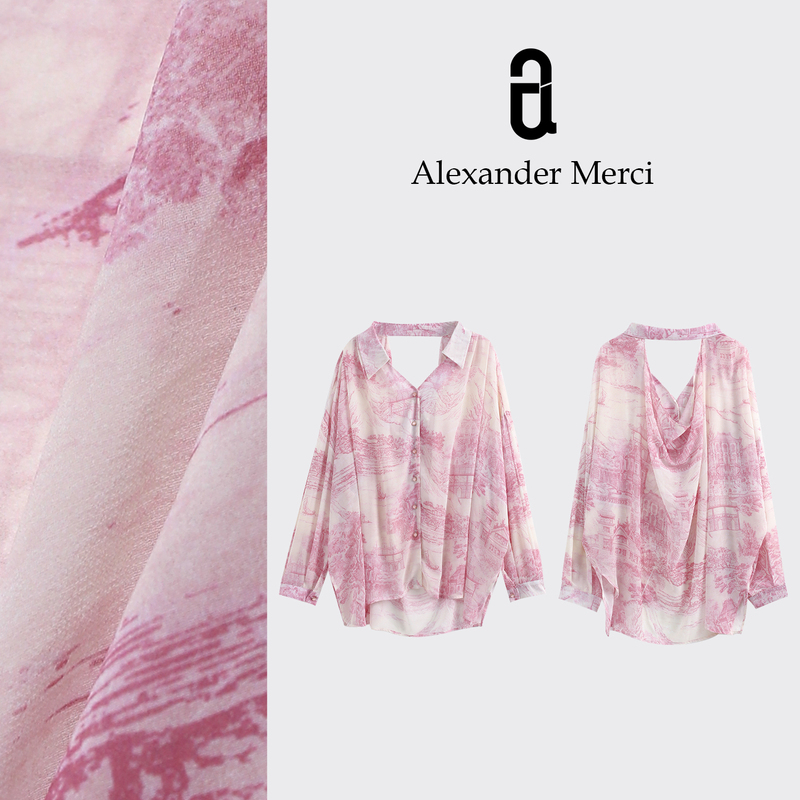 【Forbidden City 3.0】Year of the Horse Limited Edition Color｜Hand-Painted Shirt with "Yongzheng December Festive Scene" Design D26T41818