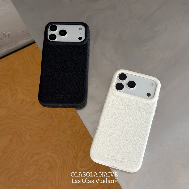 Olasola | Original Minimalist Noir&Crème Black and White High-End Microfiber Leather Magnetic iPhone 18 Pro Max Phone Case Handmade Lychee Pattern Full Coverage 16 Pro Apple Leather Protective Cover Olasola | Original Minimalist Noir&Crème Black and White High-End Microfiber Leather Magnetic iPhone 18 Pro Max Phone Case Handmade Lychee Pattern Full Coverage 16 Pro Apple Leather Protective Cover