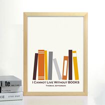 Large painting border strip large size four open narrow side Wood edge line thin edge self-adhesive blank cardboard picture frame 50x70