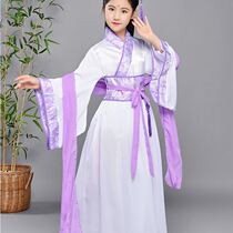 7-8-9 girls Childrens improved clothing skirt 10-11-12 years old children costume girls Hanfu Chinese style