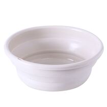 Round folding basin plastic thick can fold wash basin water basin thick basin folding basin portable