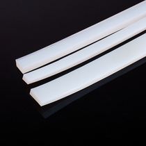Silicone flat strip Silicone seal strip high temperature resistance 2mm 3 4 5*10 15 20 25 30 40 50