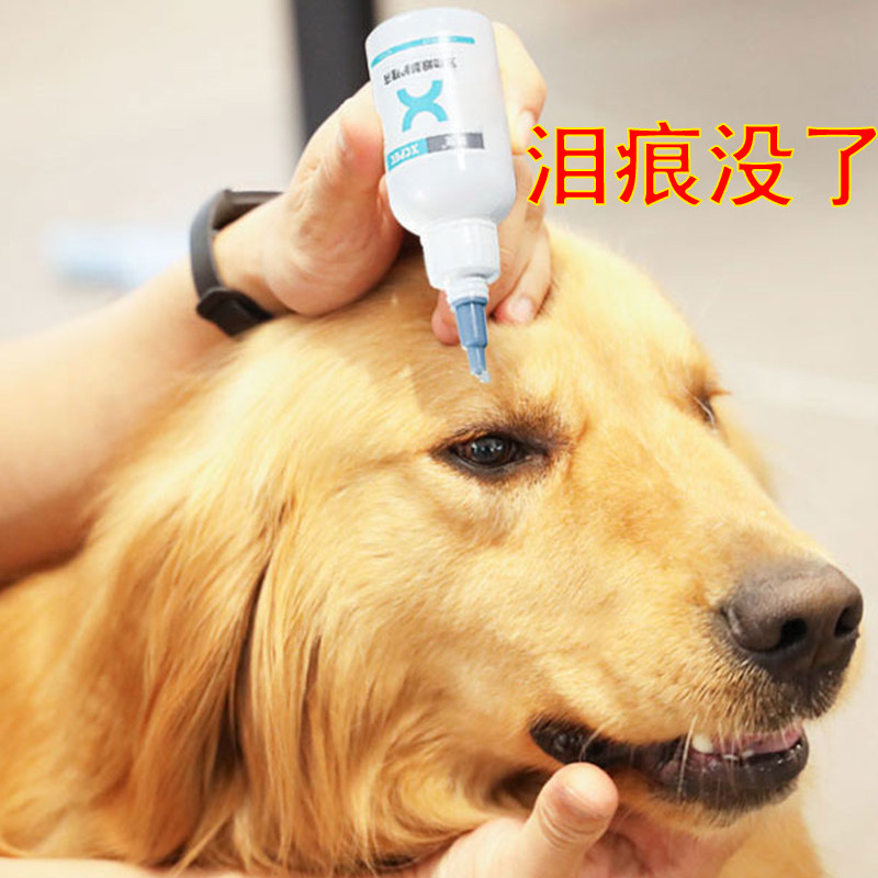 Dogs and cats to tear stains eye drops artifact anti-inflammatory cleaning eye droppings Teddy Bomei large and small puppies eye drops