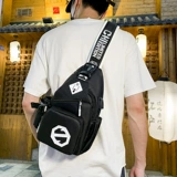 Сумка через плечо, нагрудная сумка для мальчиков, портативная сумка на одно плечо, подходит для подростков