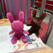 Healing Velvet Rabbit Doll Pendant Net Red Wishing Rabbit Doll Keychain Female Plush Couple Cartoon Gift