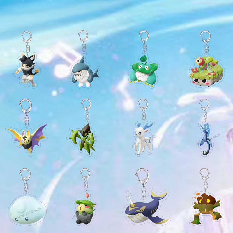 New Egg Party Merchandise Keychain Cute Land Shark Whale Thunder Magic Abby Pendant Gift for Classmates New Egg Party Merchandise Keychain Cute Land Shark Whale Thunder Magic Abby Pendant Gift for Classmates