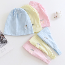 Summer confinement hat summer thin postpartum fashion July confinement hat scarf pregnant women windproof cotton May 6