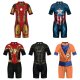 Boys' Spider-Man Children's Swimsuit, Boys' Swimwear, Medium and Large Children's Iron Man One-Piece Quick-Dry Swimsuit, New Model