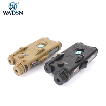  Wadsn Warderson Tactical PEQ2 Red laser pointer 9th generation NERF laser battery decoration equipment Nylon black