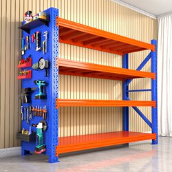 Heavy-Duty Industrial Shelves for Warehousing, Super Strong Load-Bearing Racks for Garages, Express Delivery, and Household Multi-Layer Storage Racks