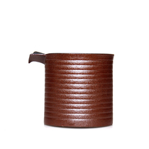 Dechina handmade rough pottery Sun and Moon Tea Sea ceramic lazy hand grabbing gongway cup glass male Cup Tea Division Special