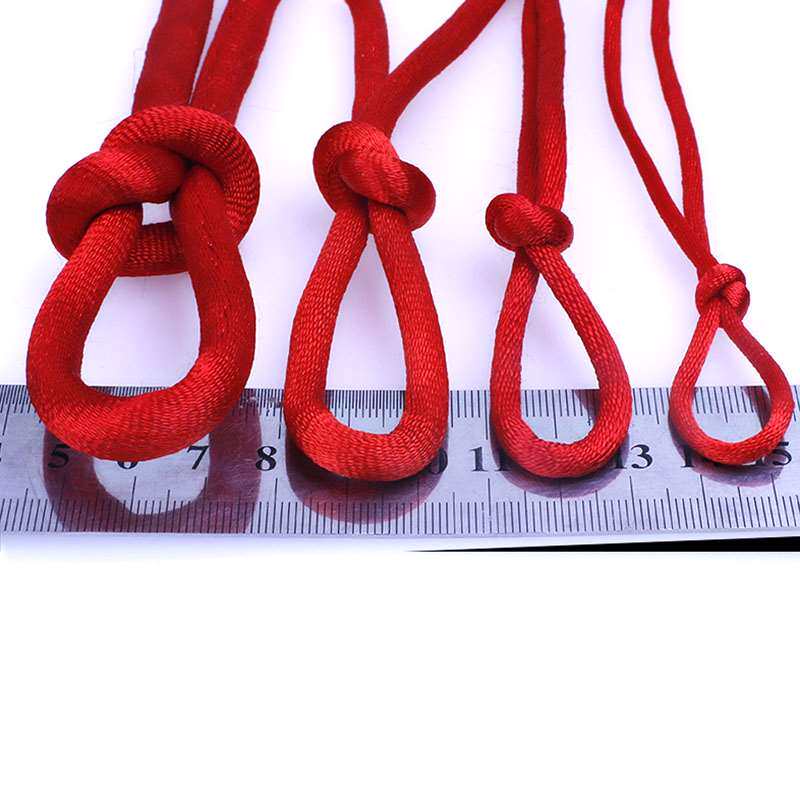 On new Made Chinese knot Material Rope Large Braided Wire Thick Red Student DIY Hand Tool contains pad plate