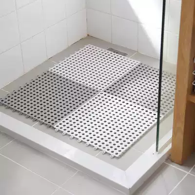 Household powder room water-proof floor mat Four seasons non-slip stepping kitchen PVC shower room foot mat Marble bath