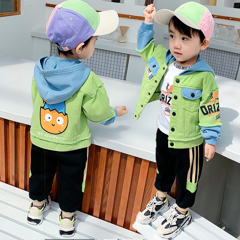 South Korean boy handsome tide bottling children suit 2022 new 1-3-6-year-old child Han version 2 children clothes children