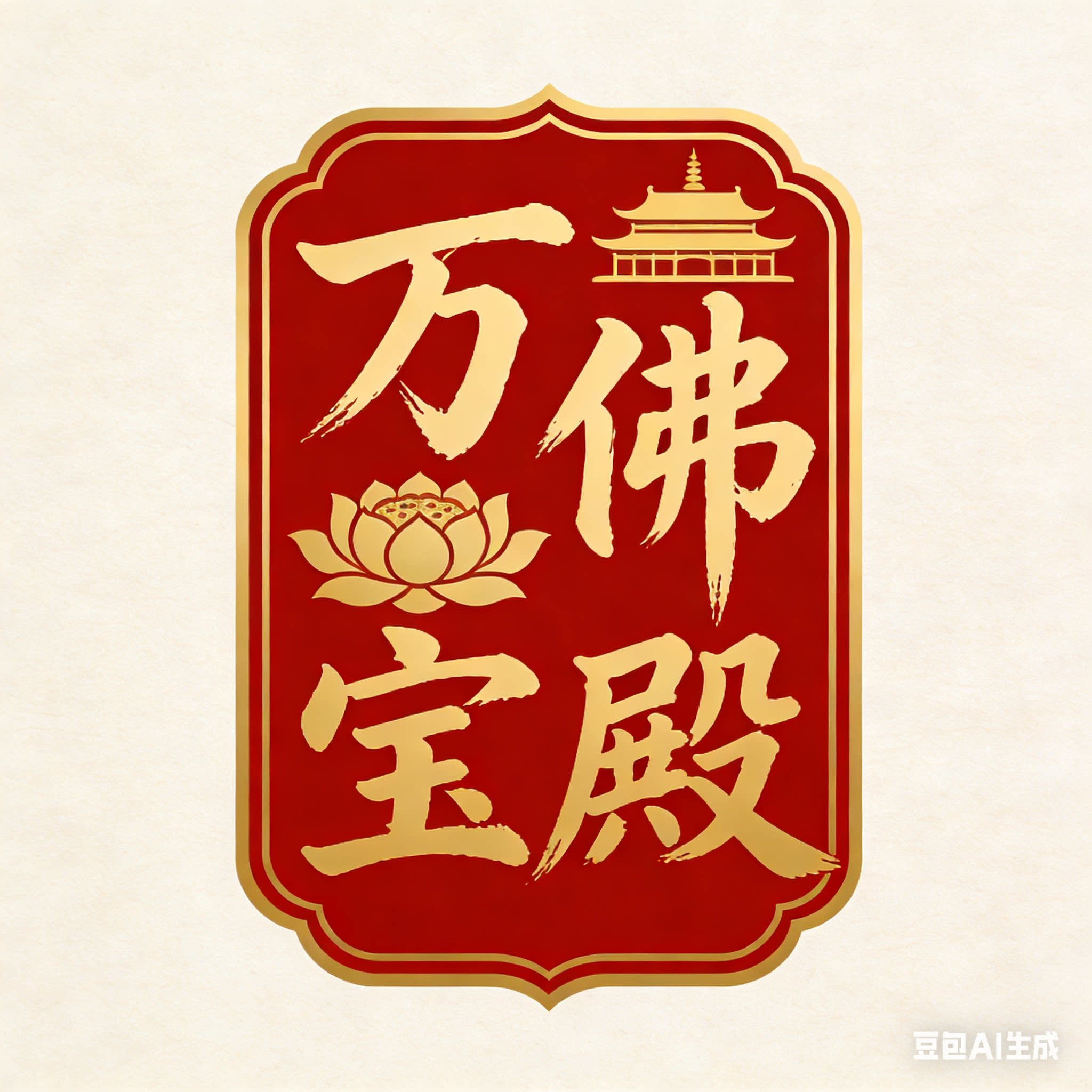 万佛宝殿的LOGO