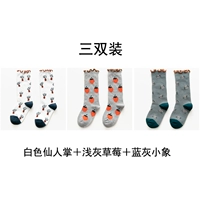 [75002] Белый кактус 1 светло -серый клубника 1 синий серый маленький маленький слон 1