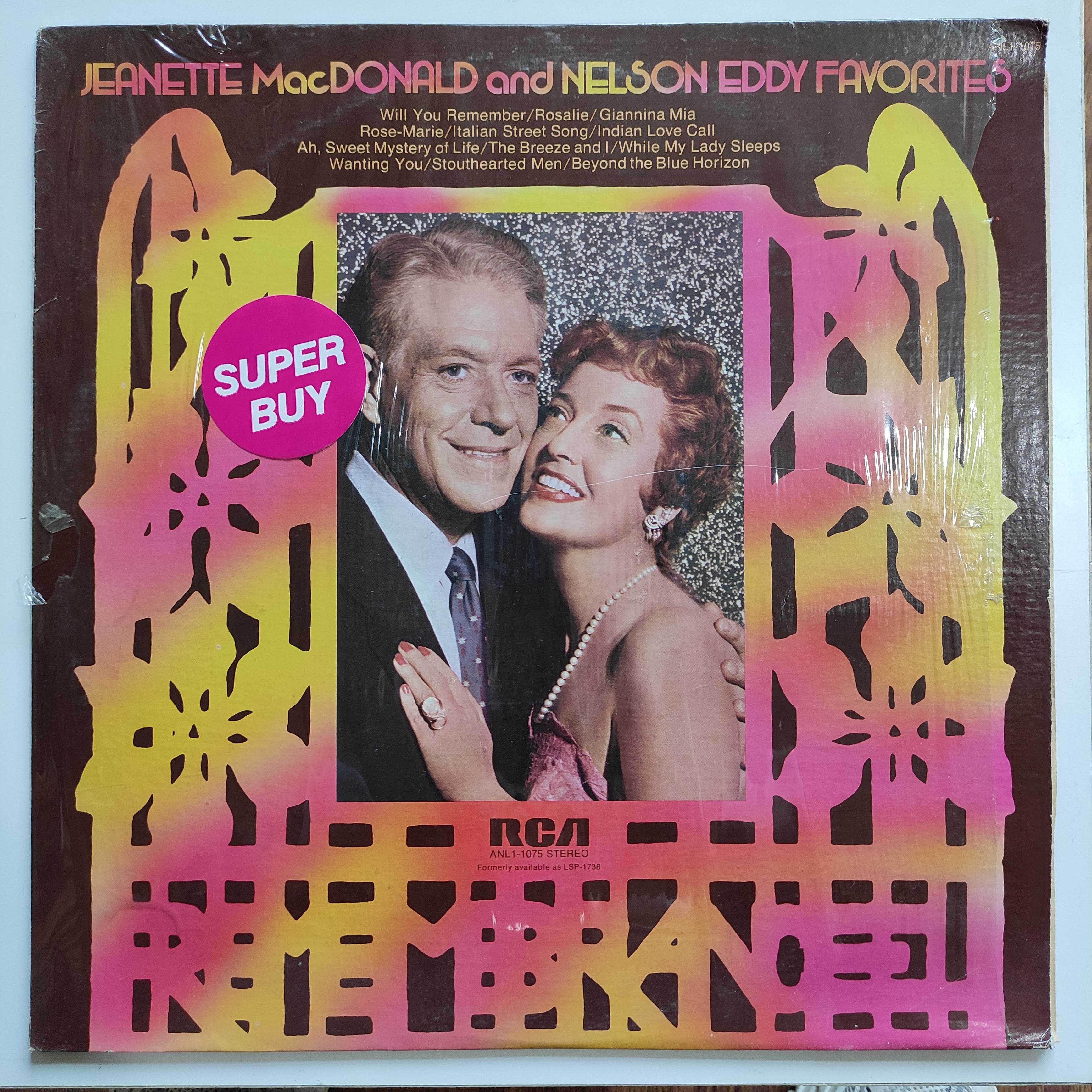 Janet Macdonald and Nelson Eddy sing classic songs on vinyl LP