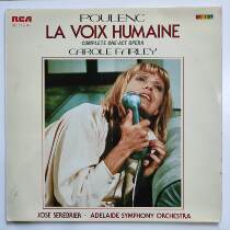 New opera Serebrier conducts the voice of the human voice of the Pharisees Black Records LP