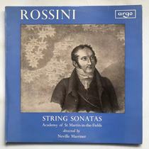 Rossini String Sonatas Chamber Orchestra of San Martin Conductor Marina Conductor Vinyl LP