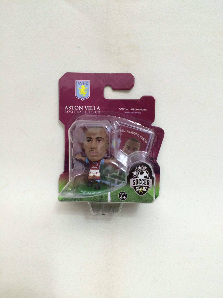 Soccerstarz Aston Villa Abonrajo Mini Football Man Puppet Model (original box)