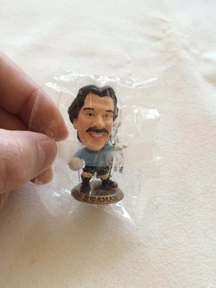 Corinthian MicroStars Arsenal Seaman Football Doll Gold 246 (Original Bag)