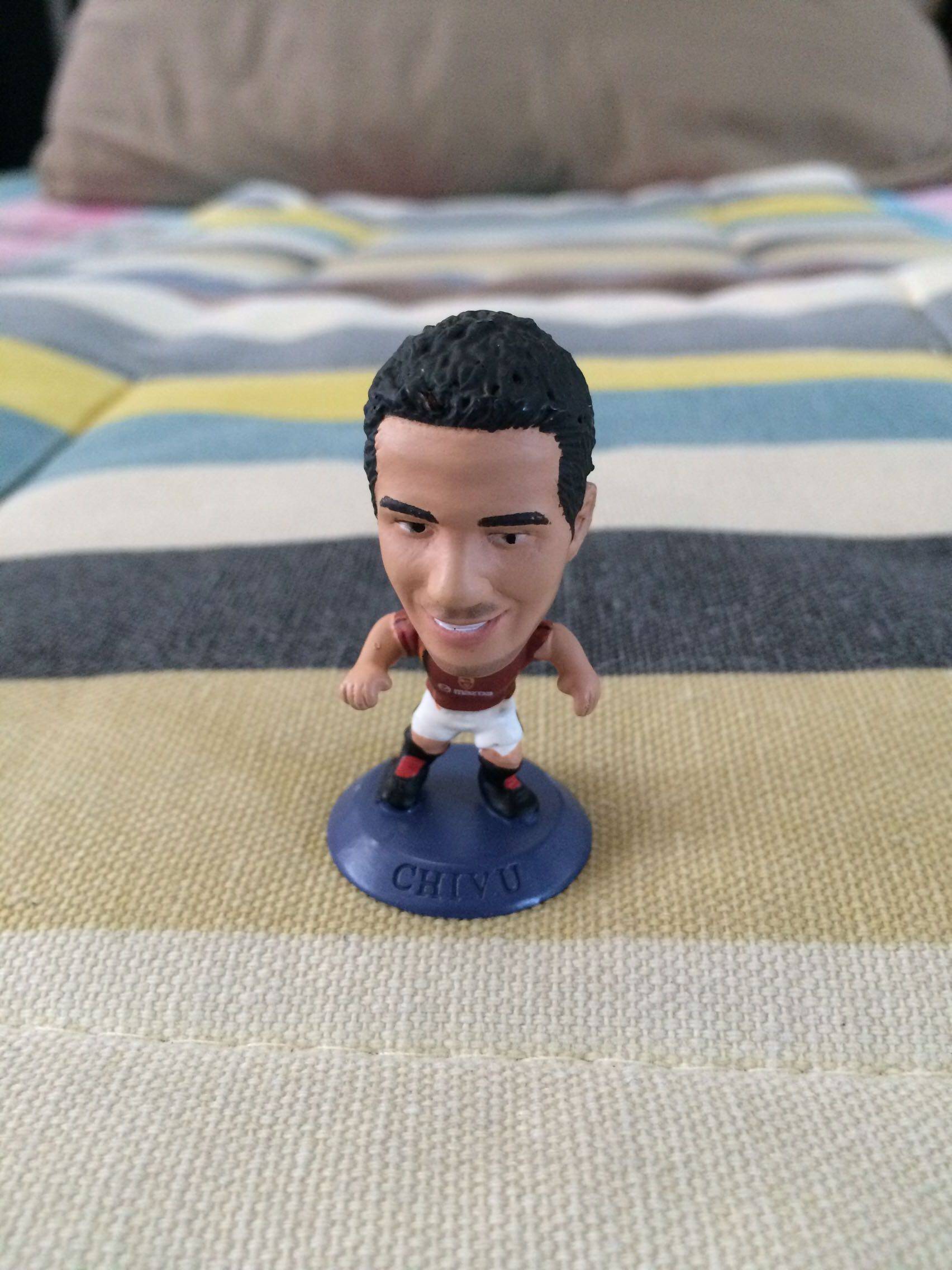 Corinthian Microstars Rome Chivu football doll model model blue 3223