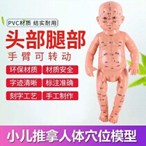 Doll acupoint model Adult Nurse Meridian diagram arm rotation HD model practice hand push pediatric massage