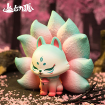 Spot ancient nine Fox Xiuxian blind box full set of Nine-Tailed Fox cute girl heart Tide play hand doll gift ornaments