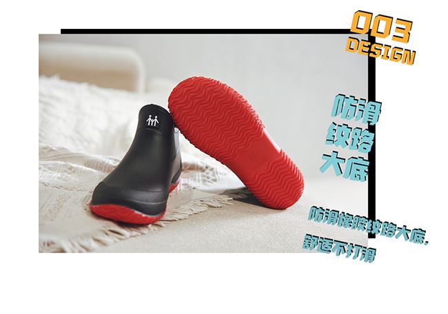 Giày đi mưa mùa hè của phụ nữ thời trang giày đi mưa ngắn cộng với nhung cotton overshoes nhà bếp giày cao su chống trượt miệng cạn ủng nước ấm cắt thấp - Rainshoes