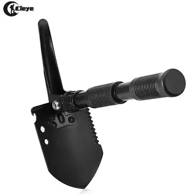 Multifunctional engineering shovel life-saving shovel thick double handle shovel camping shovel small folding shovel shovel military shovel Outdoor