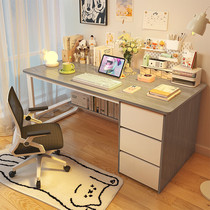 Desk with drawer student home study writing table workbench desk simple modern desktop computer table