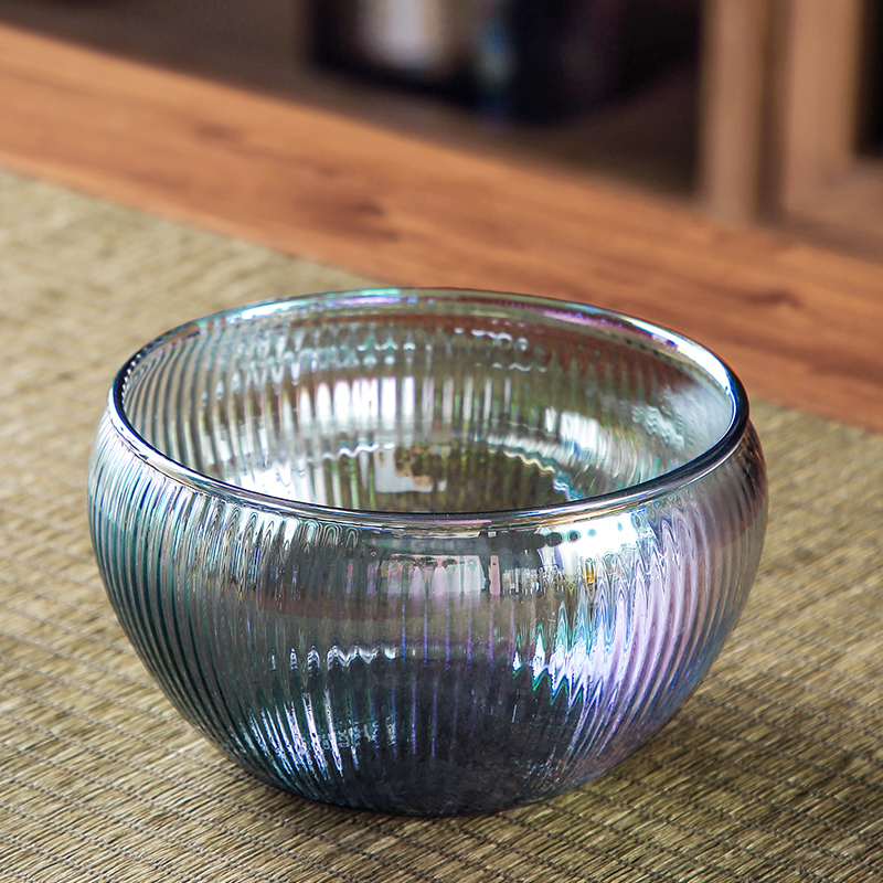 Heat Resistant Glass Tea Wash Home Big Number Cup Wash Wash Pen Wash Power Tea Accessories Hammer Tattooer Transparent Tea Scum Vat