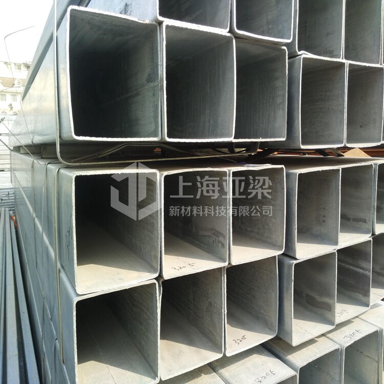 Shanghai galvanized pipe Shanghai galvanized square pipe price table large caliber hot-dip galvanized square pipe 500 * 500600 * 600