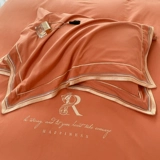 Хлопковый комплект для отеля, хлопковая простыня, удерживающий тепло пододеяльник, с вышивкой, 160 шт, увеличенная толщина, 4 предмета, легкий роскошный стиль