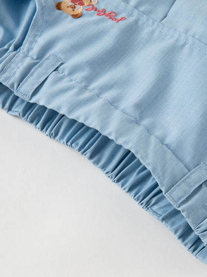 戴维贝拉女童半身裙夏装儿童裙子中大童百褶裙童装