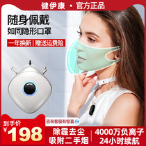 Pregnant woman portable negative ion air purifier Mini carry hanging neck type necklace anti-secondhand smoke god
