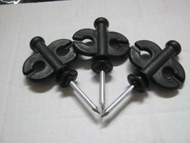 Double Black Pin insulator diameter 6mm length 10cm electronic fence breeding ranch accessories