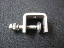 Single feed clip 202 stainless steel 2 yuan a 304 stainless steel 4 yuan a car padded buckle